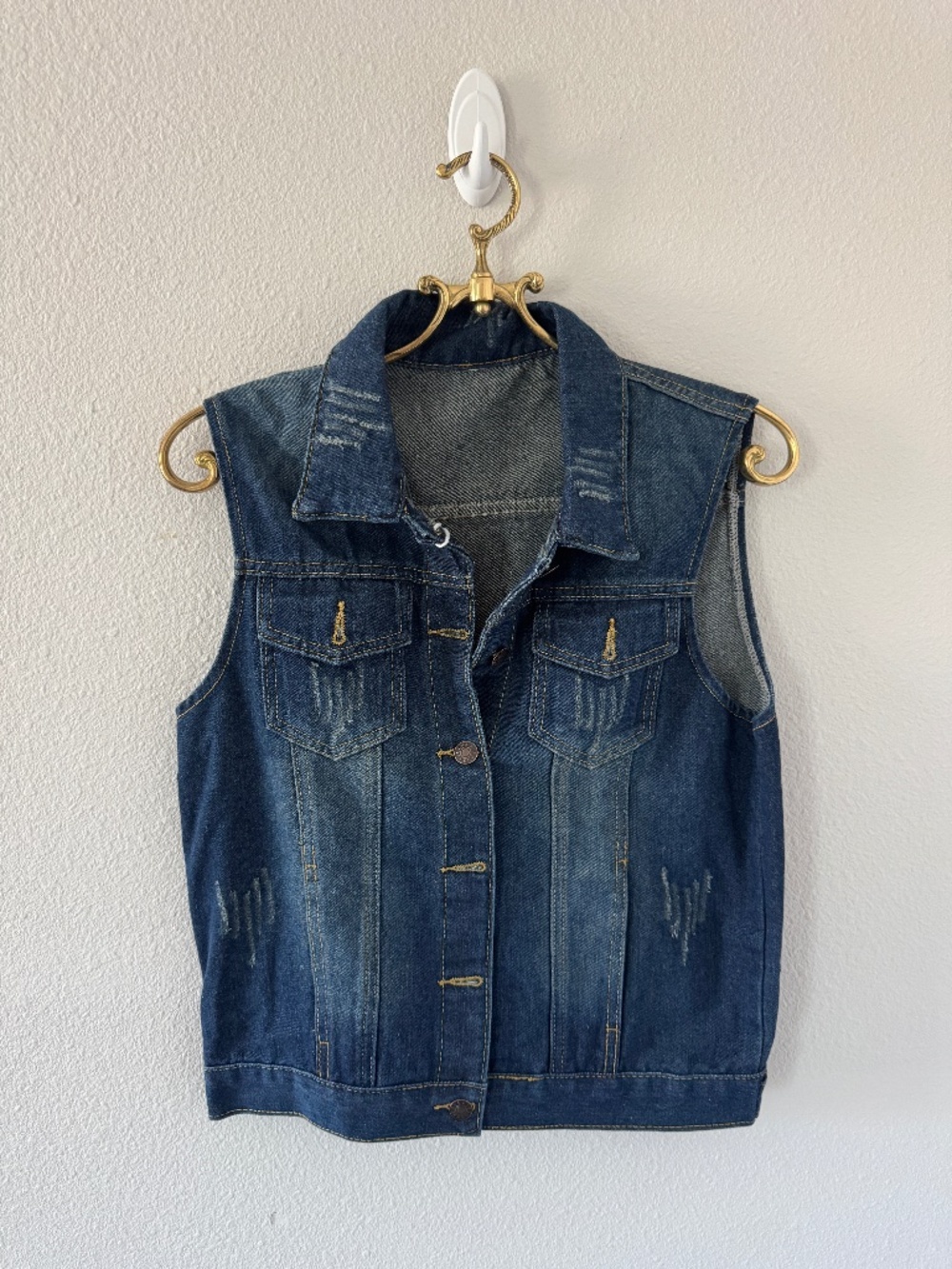 New denim vest